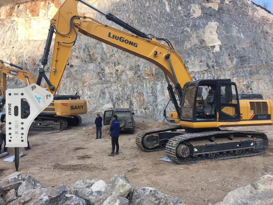 Banana Type Excavator Hydraulic Rock Breaker With 75mm Chisel