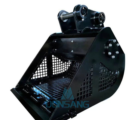 30T 40T Excavator Crusher Bucket Rock Jaw Crusher Bucket Blue Yellow