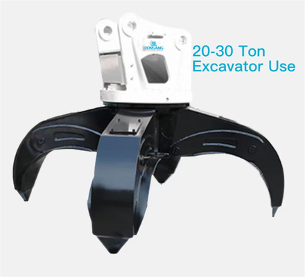 20 Ton-30 Ton Excavator Grapple Hydraulic Grabs For Excavators
